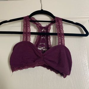 Magenta seamless bralette